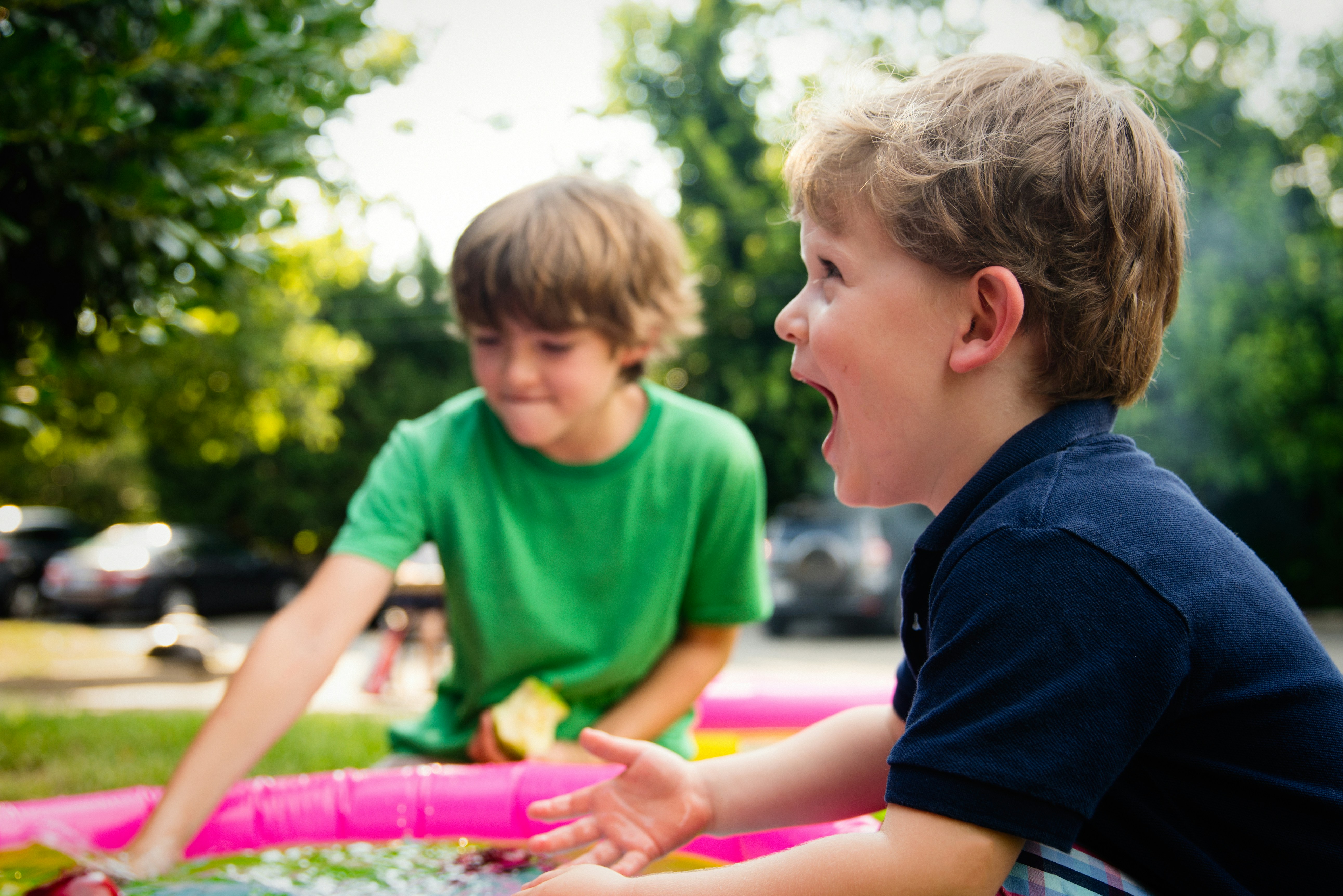 IMAGE OF YOUNG KIDS PLAYING AT SUMMER CAMP