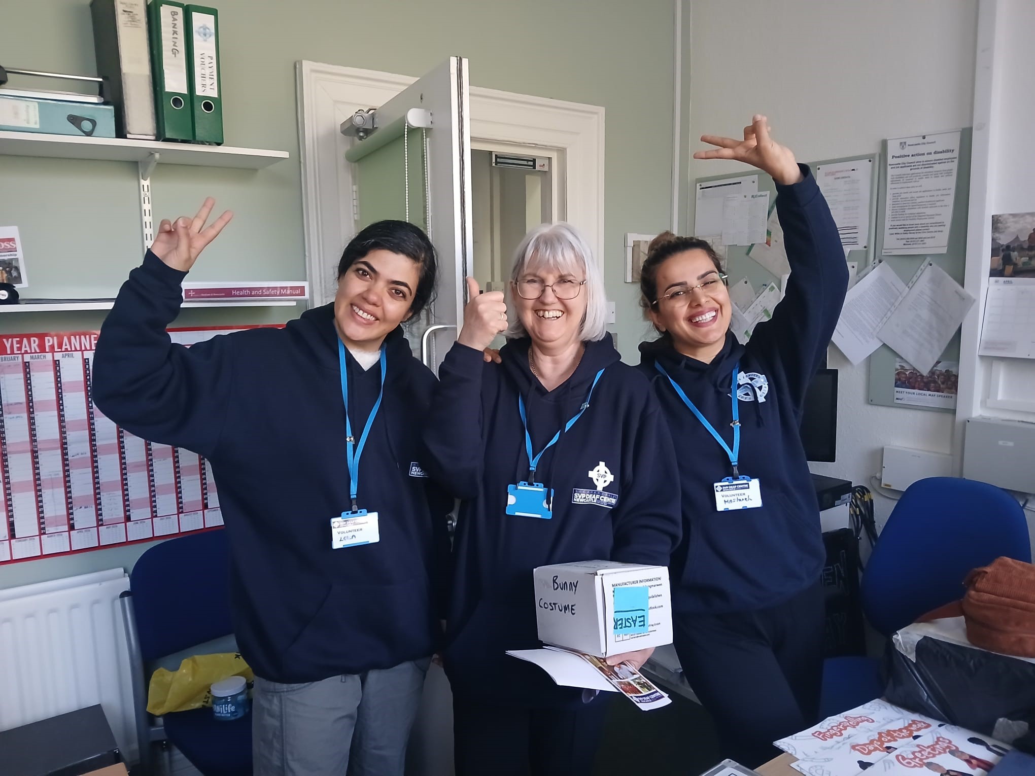 Outreach team at Newcastle Deaf Centre