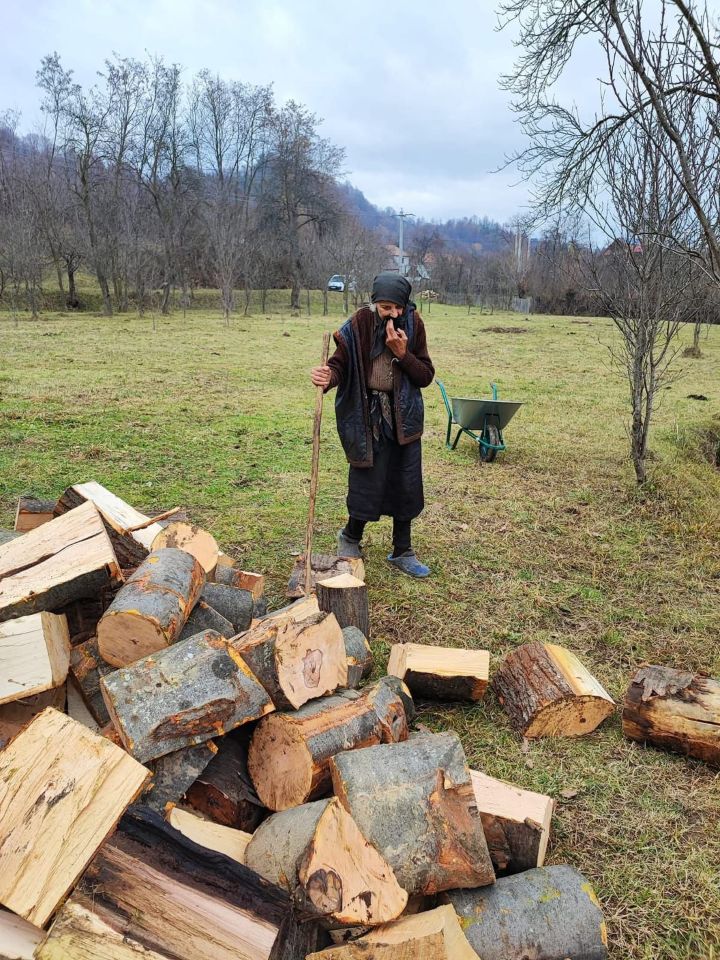 Women with wood
