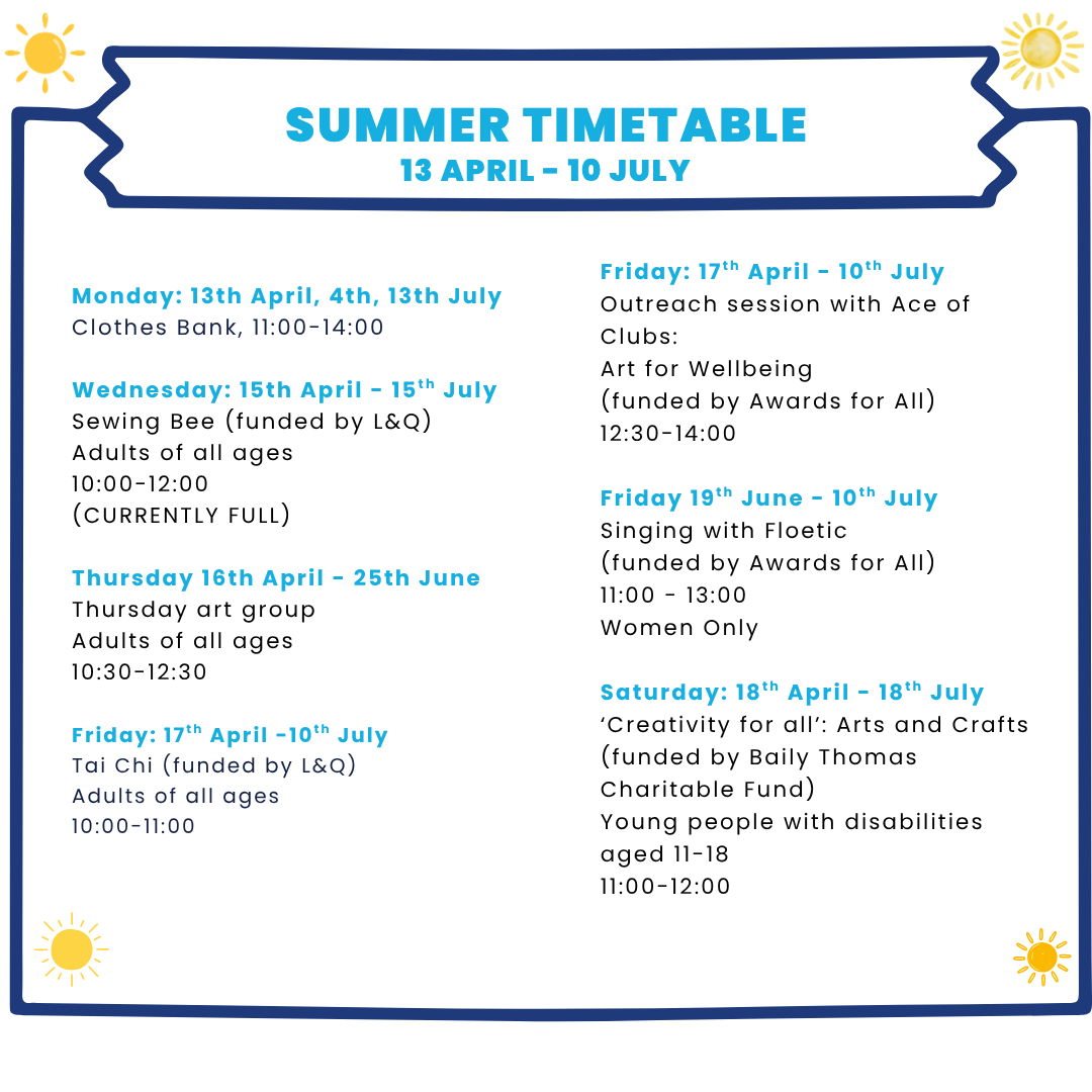 Summer timetable 2026