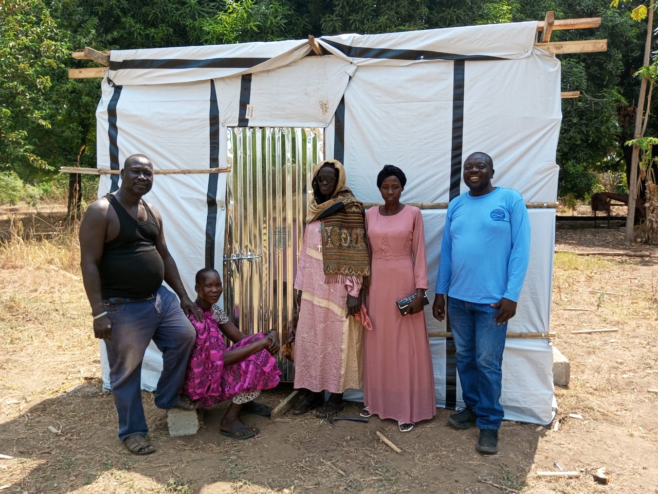 Tukul huts for residents