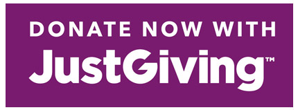 Purple JustGiving donate now logo