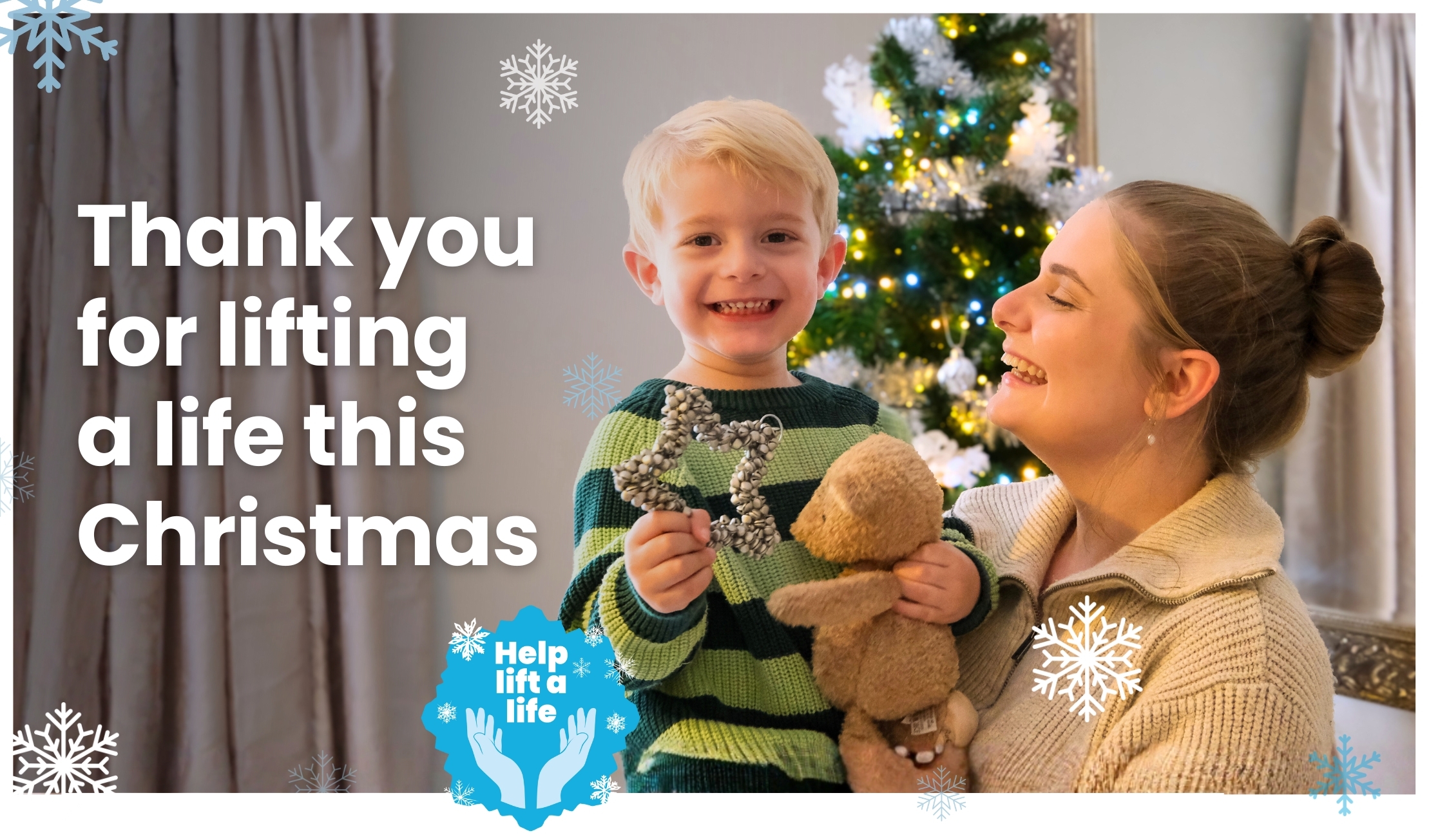 Thank you for lifting a life this Christmas